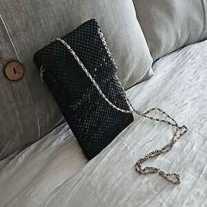 💝Clutch with silver chain strap